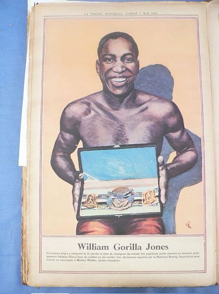 William Gorilla Jones Boxing